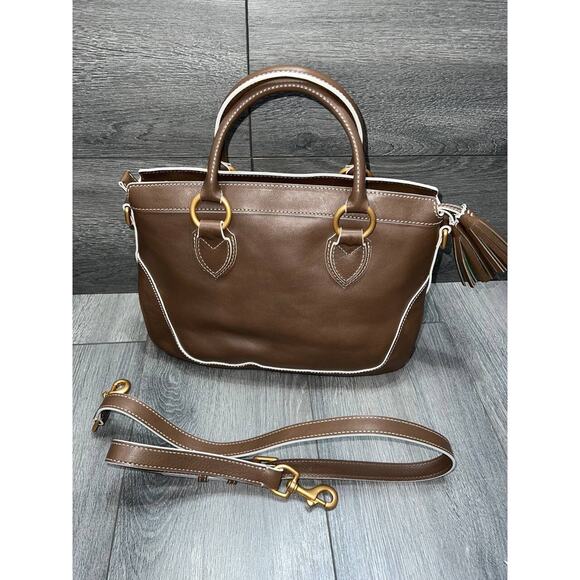 Dooney & Bourke Florentine Leather Short Handle Shopperr Bag Elephant A648443 - Picture 4 of 7